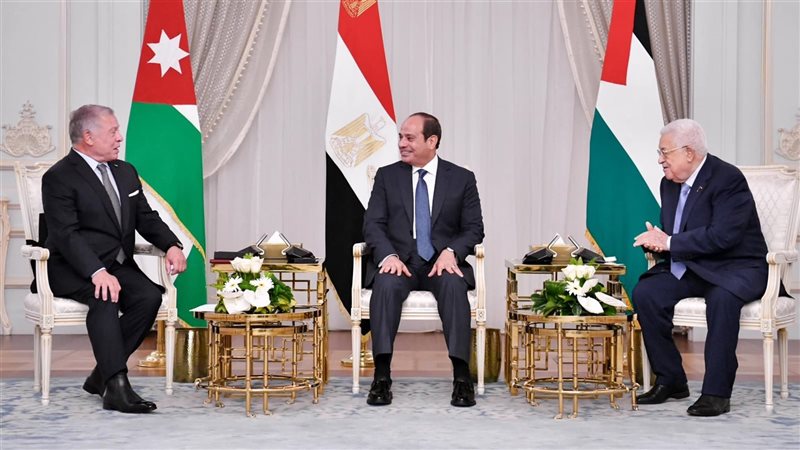 قادة مصر والأردن
