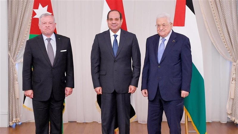 قادة مصر والأردن
