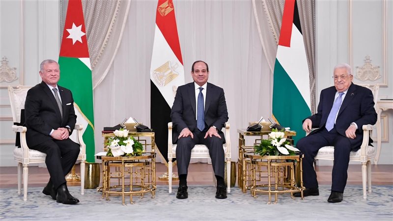 قادة مصر والأردن