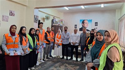 الشباب والرياضة بالدقهلية تستقبل أعضاء فريق متطوعي حملة 