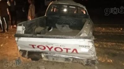 إصابة 10 عمال فى حادث انقلاب سيارة بطريق المنصورية 