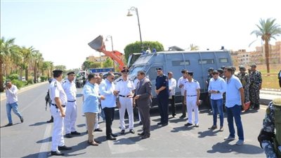 حملة بقيادة مدير أمن الأقصر لإزالة الإشغالات والتعديات على الطريق العام 