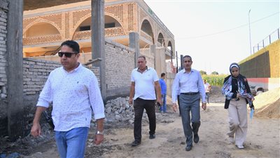 محافظ الغربية يتفقد مشروعات حياة كريمة بمركز زفتى