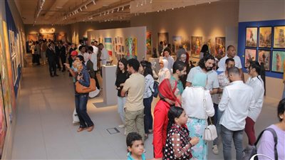 مدير مكتبة الإسكندرية في افتتاح معرض 