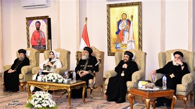 البابا تواضروس يشهد اللقاء الثقافي بالإسكندرية
