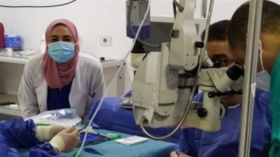 افتتاح عيادات الليزر في مستشفى رمد بنها