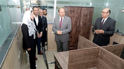 افتتاح مركز القياس والتقويم بجامعة المنصورة