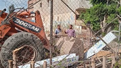 تنفيذ إزالات تعدي بالبناء في الشرقية 