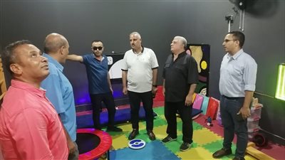 وكيل وزارة الشباب والرياضة بالقليوبية يتفقد مركز التخاطب والتكامل الحسي