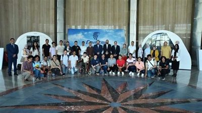 مصر للطيران تنظم جولة تعريفية لأوائل الثانوية العامة بالأكاديمية