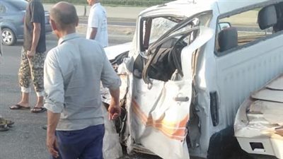 أول قرار من النيابة بشأن انقلاب سيارة على الطريق الدائري الأوسطي 