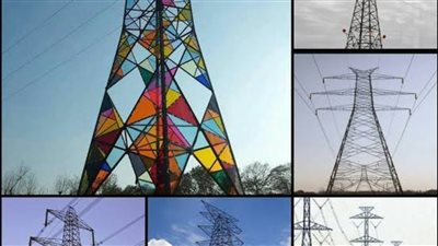 برج كهرباء يطير في الهواء رغم ثقل وزنه بالصين