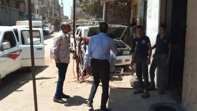 تحرير 263 محضر إشغال طريق في 3 مراكز بالمنيا