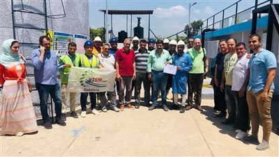 تجديد اعتماد شهادة T.S.M لمحطة معالجة صرف البرامون للمرة الثالثة