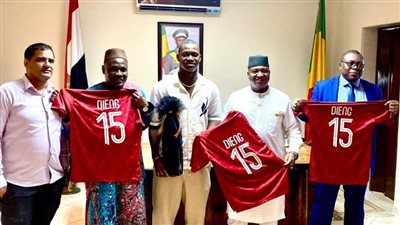 أليو ديانج يزور سفارة مالي في القاهرة (صور)