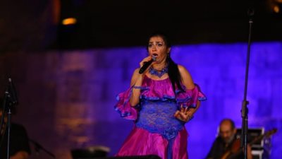 روائع الفلكلور الإسباني في حفل منى بوركهارد بقبة الغورى