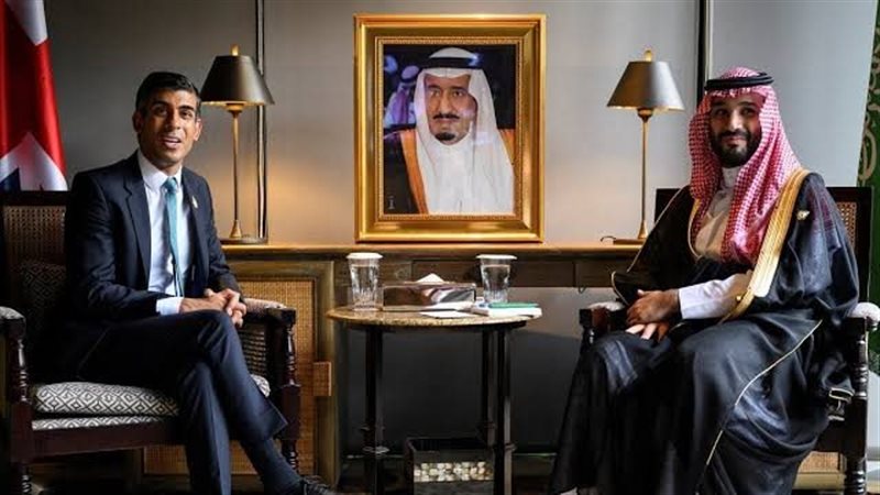 محمد بن سلمان وسوناك،