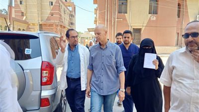 وكيل صحة الشرقية يفقد سير العمل بمستشفى بلبيس المركزي