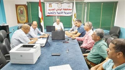 غرفة عمليات لمتابعة 4 لجان للثانوية العامة بالإدارات التعليمية بالوادي الجديد (صور)