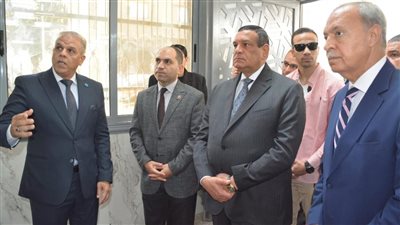 وزير التنمية المحلية ومحافظة القليوبية يتفقدان أعمال تطوير ديوان عام المحافظة (صور) 