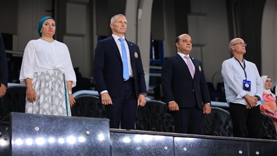 افتتاح بطولة كاس الفراعنة الدولية للجمباز الفني باستاد القاهرة