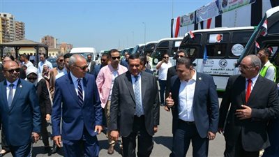 افتتاح أعمال تطوير مجزر كفر سعد ومشروع النقل الجماعي ببنها