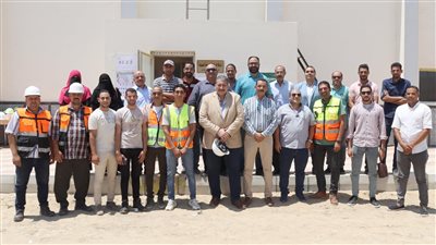 وفد الشركة القابضة لمياه الشرب يزور الفيوم للتعرف علي مخاطر الكلور 