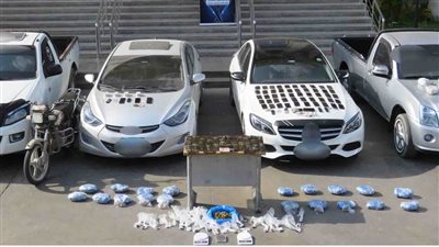 حبس 75 متهما بتهمة حيازة والاتجار بالمواد المخدرة والأسلحة النارية 