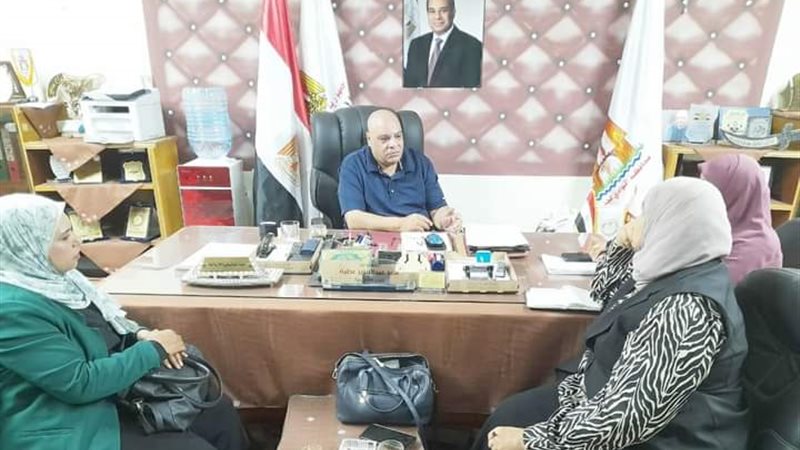 وكيل التعليم ووفد