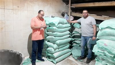 التحفظ على طن ونصف دقيق مدعم وضبط مخابز مخالفة في حملة تموينية بالدقهلية