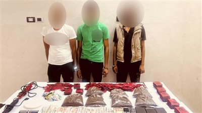 ضبط 3 أشخاص لتصنيع وإدارة مصنع لمخدر الاستروكس بالسلام 