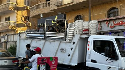 غلق وتشميع 5 كافيهات مخالفة بحدائق الأهرام ورفع 520 حالة إشغال بجنوب الجيزة (صور) 