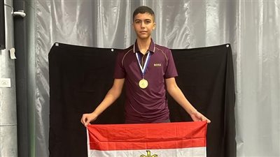 فوز اللاعب المصرى علي عزت بالمركز الأول ببطولة فنلندا تحت 17 سنة