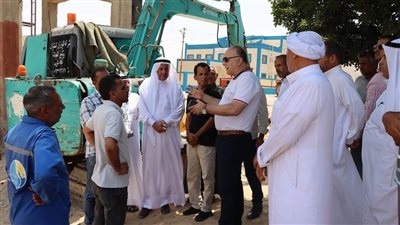 رئيس شركة مياه الشرب بشمال وجنوب سيناء يوجه بحل مشكلات المواطنين 