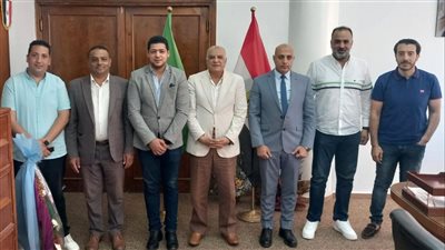 وفد حياة كريمة في زيارة للغرفة التجارية بمحافظة الإسماعيلية 