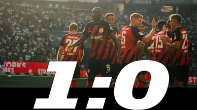 تحت أنظار مرموش، فرانكفورت يتقدم على دارمشتات 0/1 في الشوط الأول (فيديو وصور)