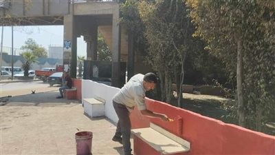 تطوير وتجميل مدخل المنوات في أبو النمرس (صور)