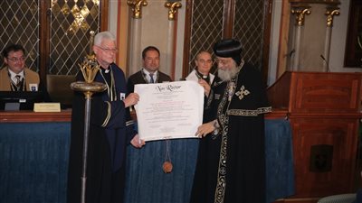 البابا تواضروس يتحدث عن العاصمة الإدارية والمتحف الكبير في المجر