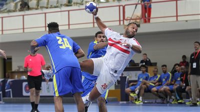 الزمالك يكتسح الشعلة اليمني 26-6 في الشوط الأول بالبطولة العربية لليد