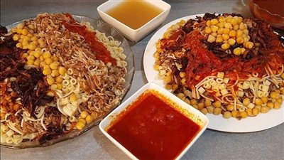 طريقة عمل الكشري المصري، للتوفير في الميزانية