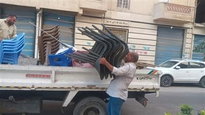 رفع 1103 حالات إشغال طريق مخالف بالبحيرة (صور)