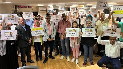 البلشي يكشف عن الخطوات التصعيدية لصحفيي بي بي سي ويجدد دعمه لمطالبهم