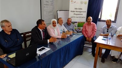 وفد ألماني يتفقد أنشطة برنامج إدارة مياه دلتا النيل بزراعة البحيرة