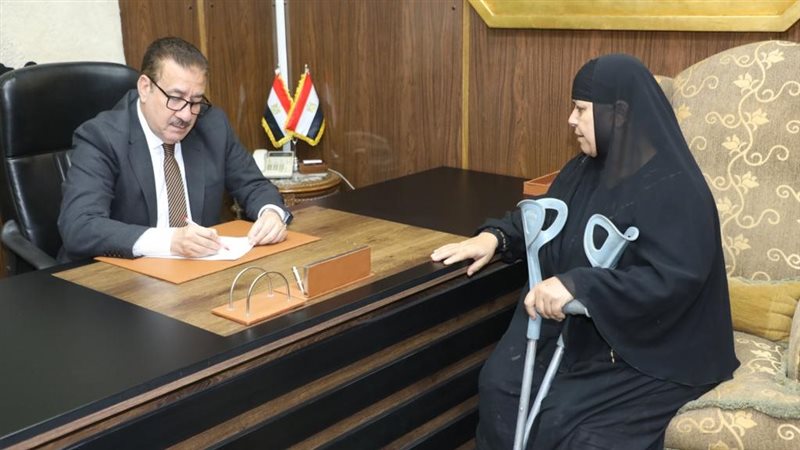 محافظ المنوفية خلال
