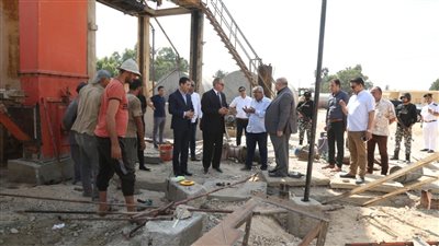 محافظ كفر الشيخ يتفقد وحدة فحص سيارات النقل 