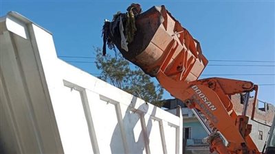 رفع 2500 طن قمامة ومواصلة أعمال التشجير بالبحيرة (صور)