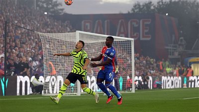 شوط أول سلبي بين أرسنال وكريستال بالاس بالدوري الإنجليزي