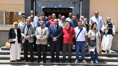 ورشة عمل عن تحديات وحلول ندرة المياة العالمية لأول مرة بجامعة الوادى الجديد