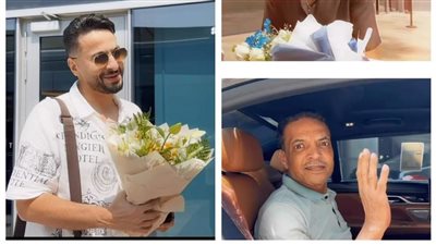 وصول مطربي حفل ليلة الدموع إلى السعودية (فيديو وصور)