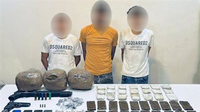 ضبط تشكيلين عصابيين بحوزتهما أسلحة نارية ومخدرات في كفر سعد ودمياط 